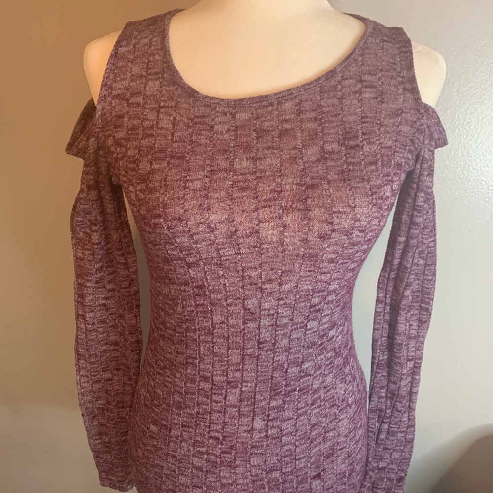 Hollister size S Cold Shoulder Sweater